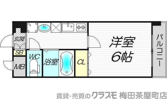 プレミアムステージ新大阪駅前Ⅱの間取り