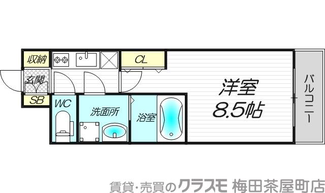 西中島の完工年月(2007年12月)築の賃貸マンションの間取り