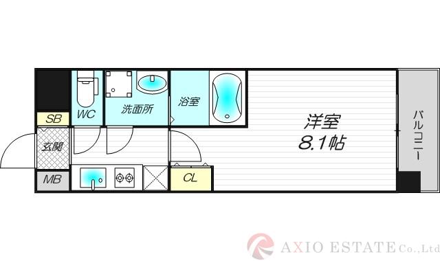 アドバンス新大阪Ⅲの間取り