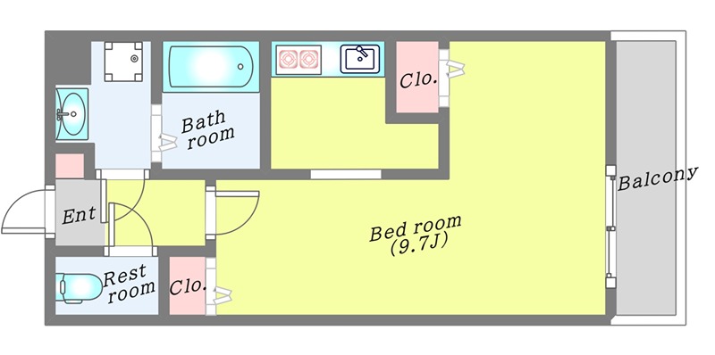 しゃとれ西中田の間取り