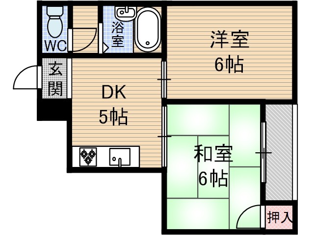 グリーンハウスの間取り