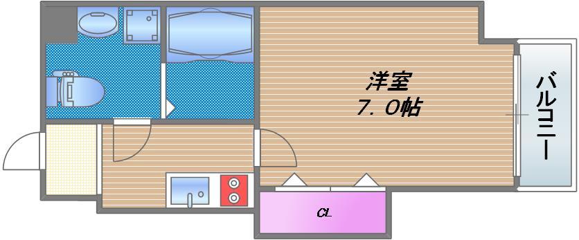 S-FORT大今里西の間取り