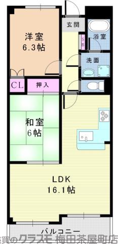 プレーヌ緑地公園の間取り