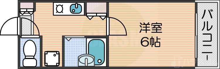 ハイツ新今宮の間取り