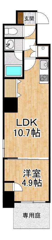 Orchid Court四条大宮の間取り