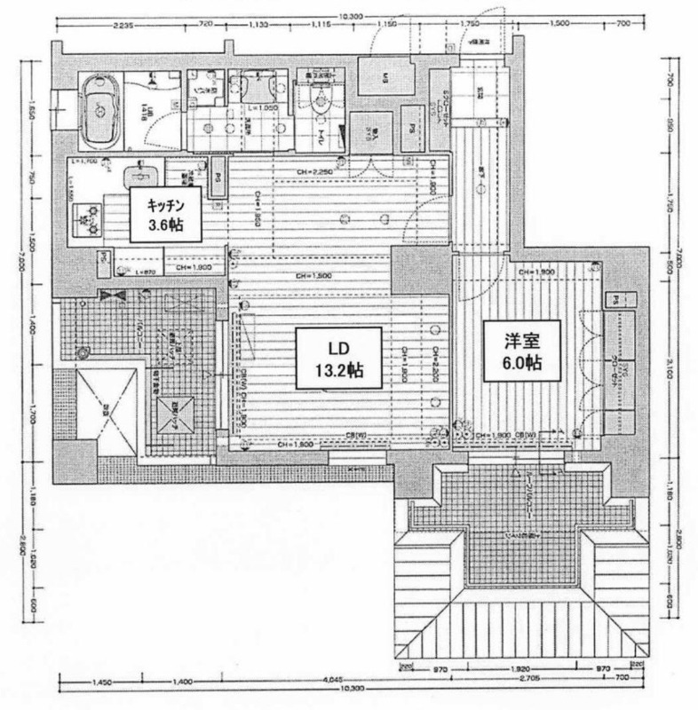 南門前町の完工年月(2021年2月)築の賃貸マンションの間取り