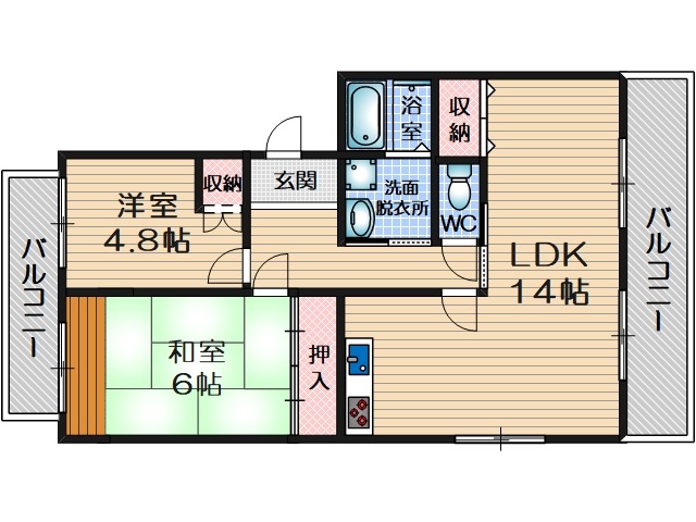 レントリッヒの間取り