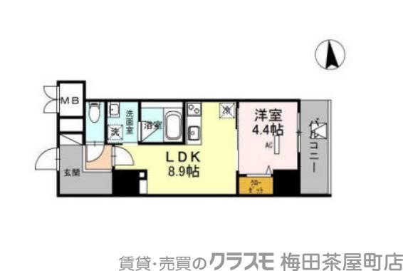 広芝町の完工年月(2017年7月)築の賃貸マンションの間取り