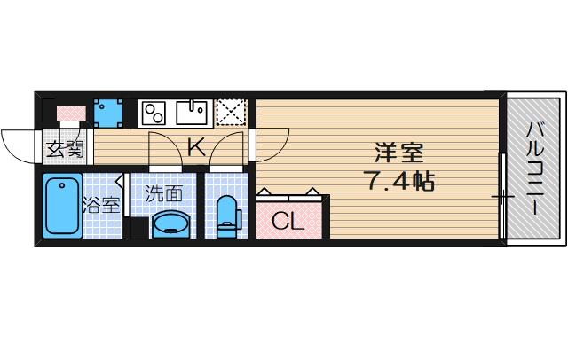 リブリ茨木春日2の間取り