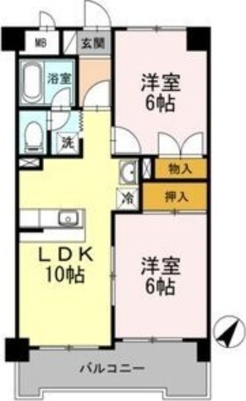 グリーンリーフ泉の間取り
