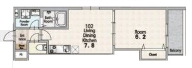 プロスパーコート長瀬の間取り