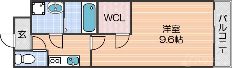 フジパレス杉本町EASTの間取り