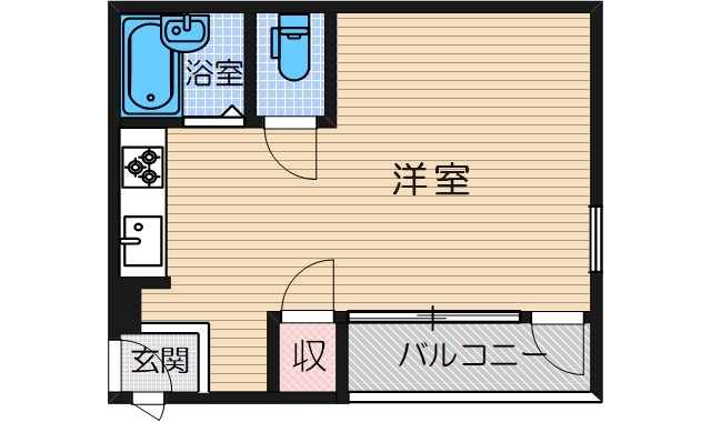 レジデンス茨木の間取り