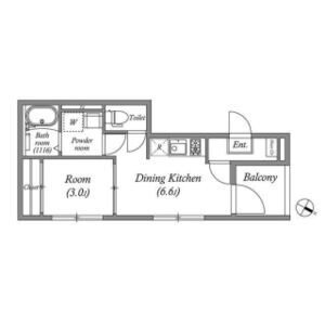 ハーモニーテラス港晴の間取り