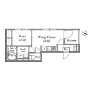 ハーモニーテラス港晴の間取り