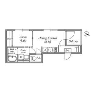 ハーモニーテラス港晴の間取り