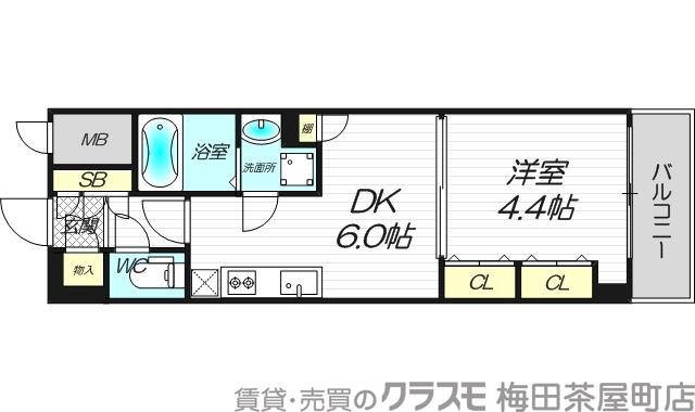 東中島の完工年月(2003年3月)築の賃貸マンションの間取り