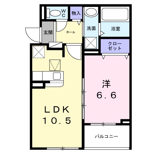 ソレイユ茨木の間取り