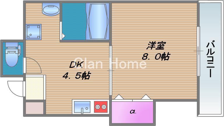 レジデンス緑橋の間取り