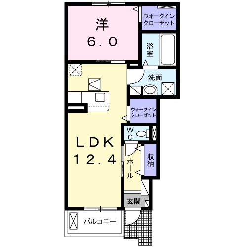 ヴィアーレⅠの間取り