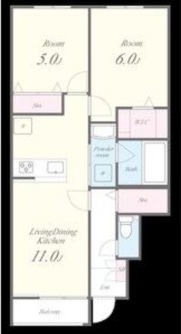 Acqua Valleの間取り