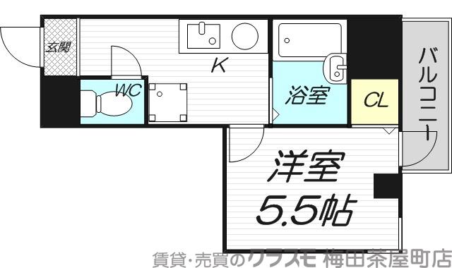 東中島の完工年月(1995年2月)築の賃貸マンションの間取り