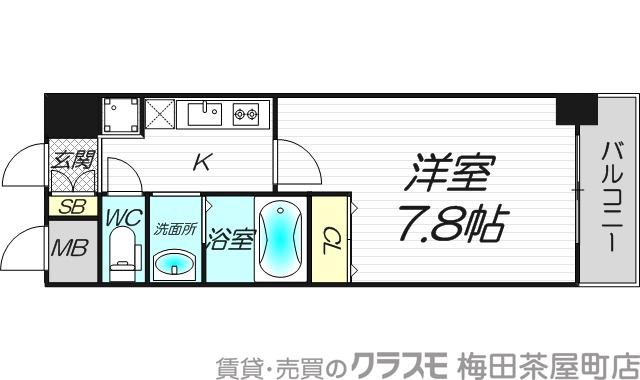 木川西の完工年月(2016年7月)築の賃貸マンションの間取り