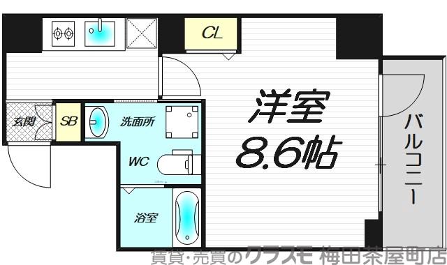 GRACE NORTH NISHITEMMAの間取り