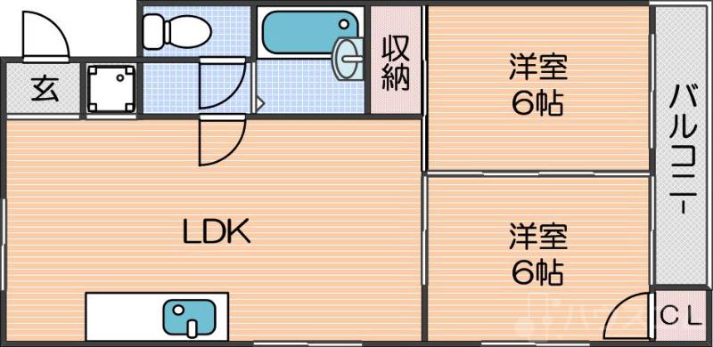 ルミエール住吉ノースの間取り