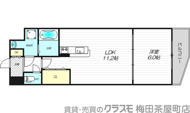 東中島の完工年月(2004年2月)築の賃貸マンションの間取り