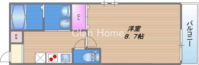 フジパレス東今里Ⅰ番館の間取り