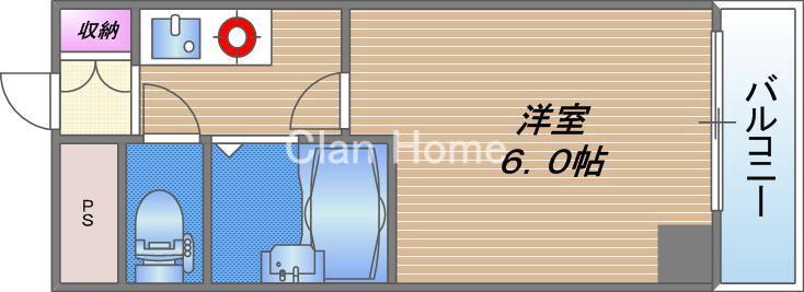グランデージ新深江の間取り