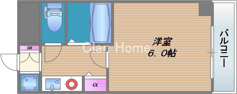 グランデージ新深江の間取り