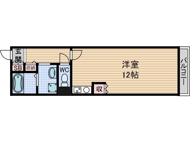 エキスポロード茨木の間取り
