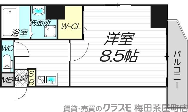 クリスタルグランツ新大阪の間取り