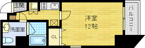 吉文字町の完工年月(2008年8月)築の賃貸マンションの間取り