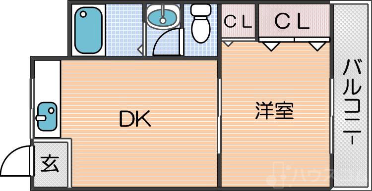 安岡マンションの間取り