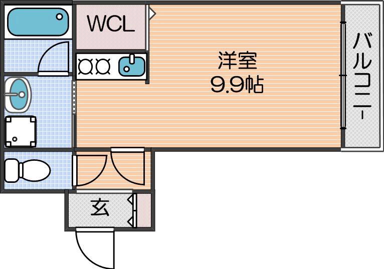 ヘーベルメゾン加賀屋の間取り