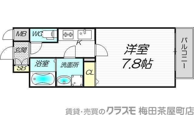 THE RESIDENCE Sの間取り