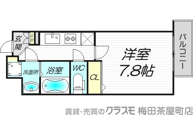 宮原の完工年月(2020年11月)築の賃貸マンションの間取り