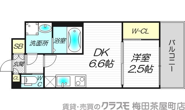 セレニテ三国プリエの間取り