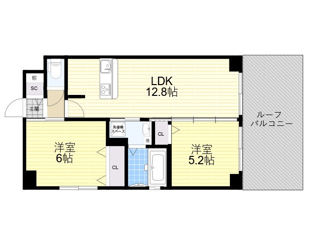 ParkHills安堂寺町の間取り