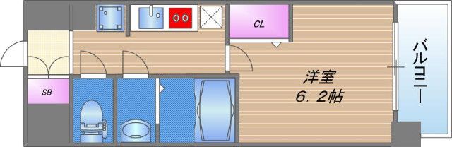 ララプレイス玉造パルクの間取り