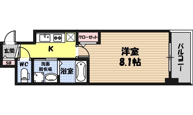 クレアグレイス新森古市の間取り