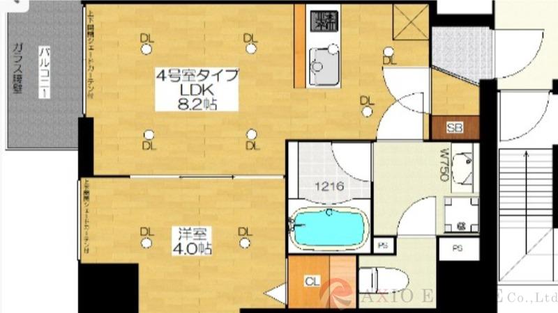 ブエナビスタ梅田イーストの間取り