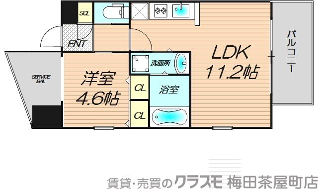 プレジオ十三の間取り