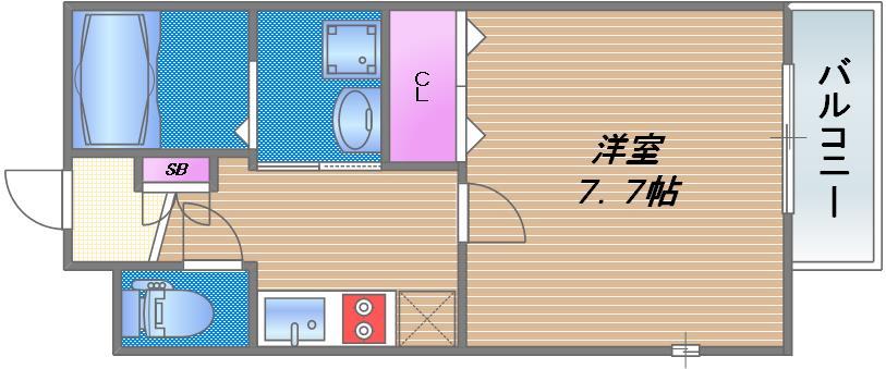 GROOVEみゆき公園の間取り