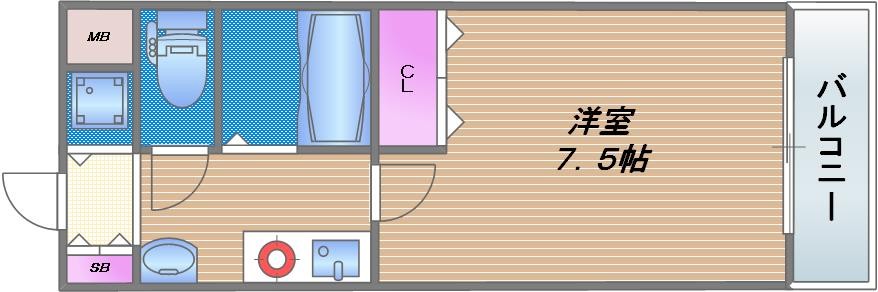 ルフォン今里の間取り