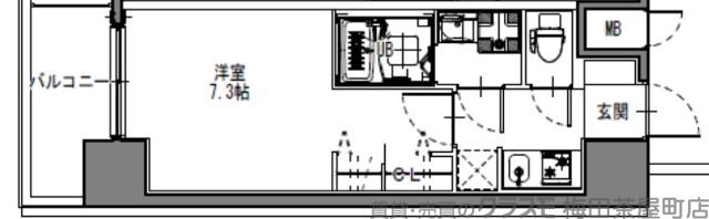S-RESIDENCE三国WESTの間取り