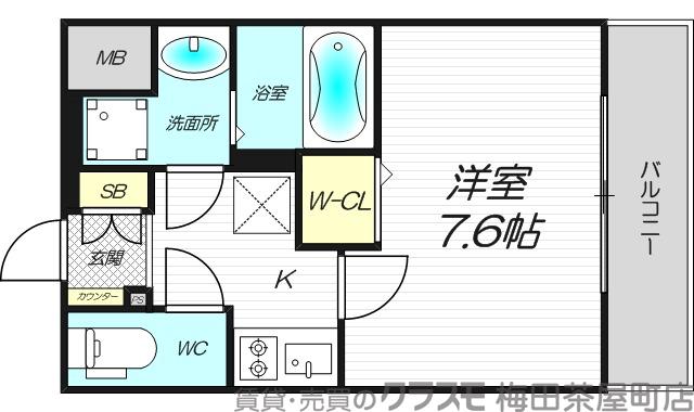プライマル新大阪の間取り
